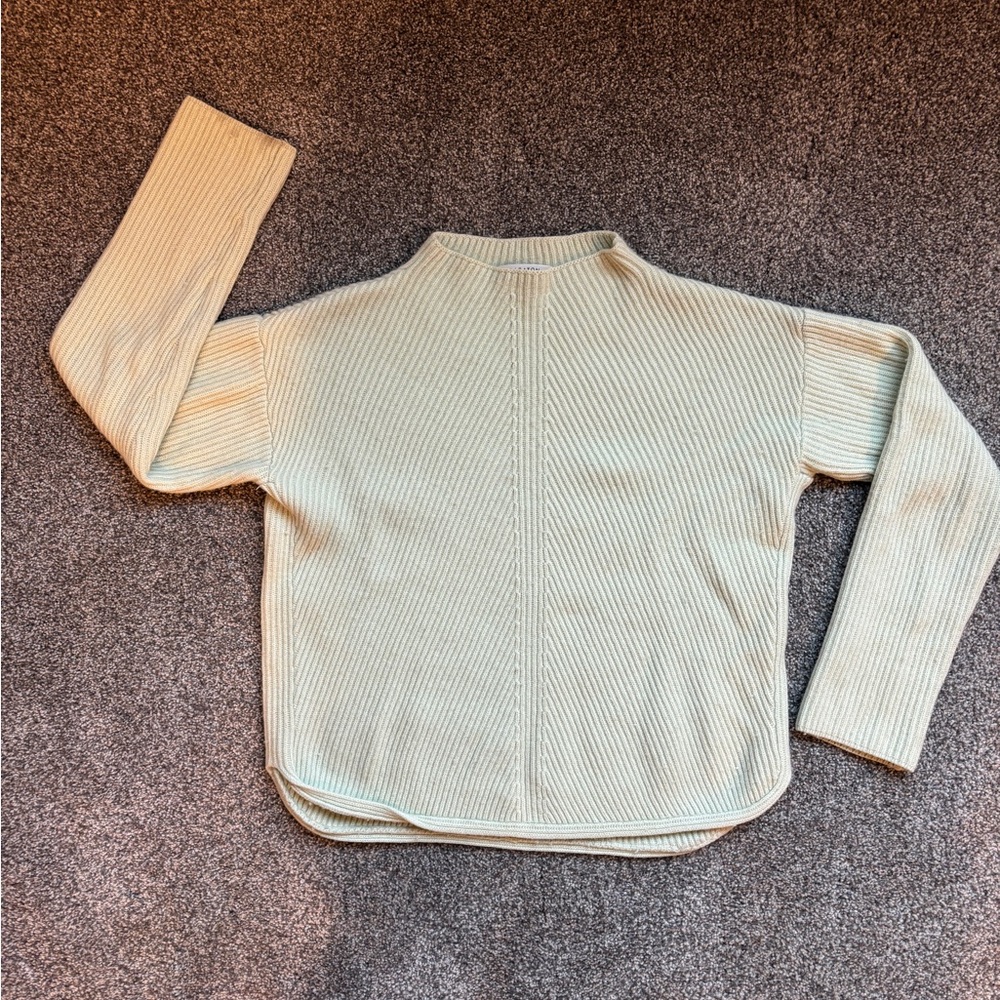 Mint Ribbed Knit Sweater